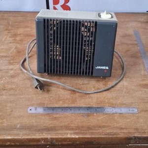 Caloventilador James Blanco y Gris - imagen 1
