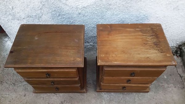 2 cómodas en madera natural en buen estado - imagen 4