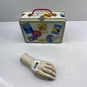 Lonchera de Lata El Trigal Estilo Vintage con Diseño de Viajes - imagen 2