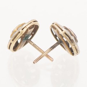 Par de Tornillos de Oro 18k con Brillantes - imagen 2
