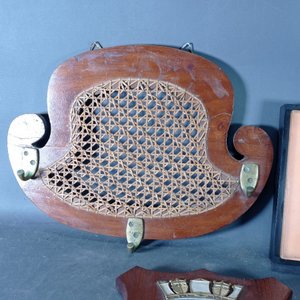 Reloj Ferreti, Escudo Armada Uruguaya y Perchero de Madera - imagen 5