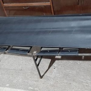 Catre Plegable de Caño con Tela Negra - imagen 3