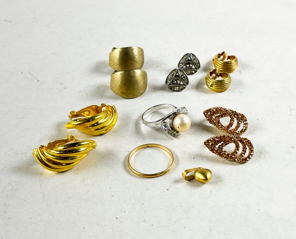 Lote de 8 Piezas: Anillos y Pares de Caravana - imagen 1