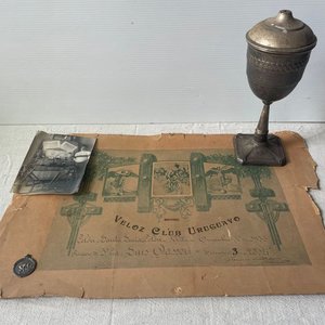 Medalla, Trofeo y Diploma de Luis Dassori, Ciclista Uruguayo - imagen 8