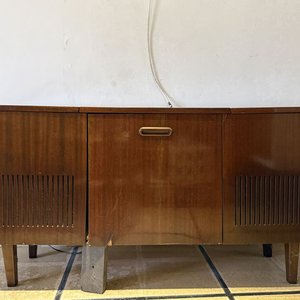 Mueble Consola Radio-Tocadiscos Motorola Vintage Madera - imagen 1