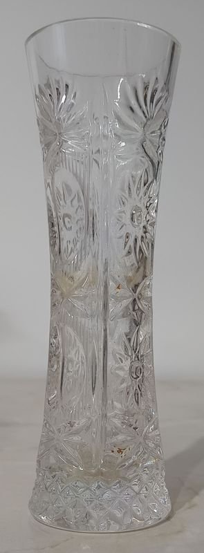 Lote anterior: Florero de Cristal Facetado al Ácido - Espectacular