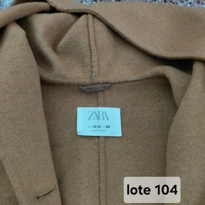 Tapado de Paño Camel Zara Talle 13-14 - imagen 2