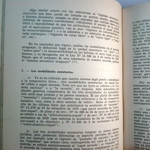 Libro "Régimen Jurídico de la Moneda Uruguaya" de José Korzeniak - Acali Editorial - imagen 4