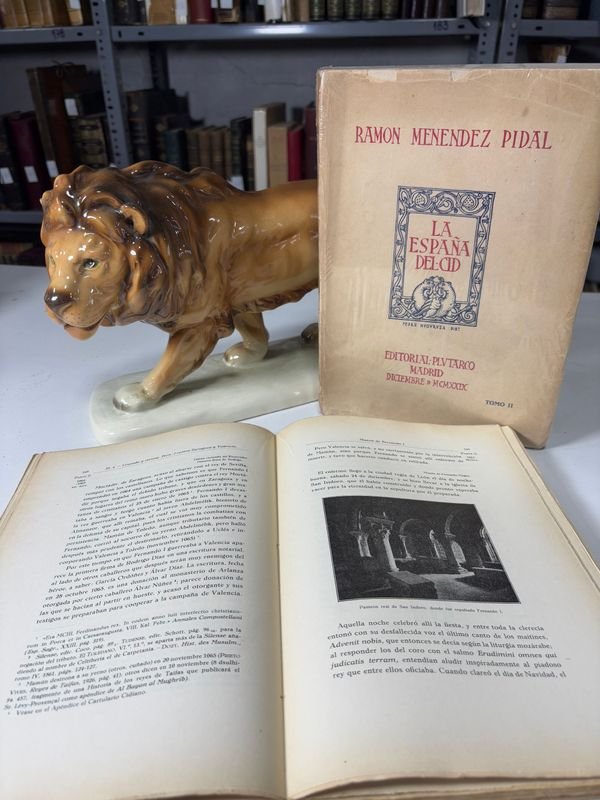 Rara Primera Edición de La España del Cid en 2 Tomos por Ramón Menéndez Pidal 1929 - imagen 4