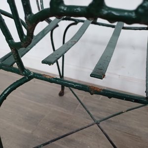 Par de Sillas de Jardín de Hierro con Reposabrazos - imagen 5