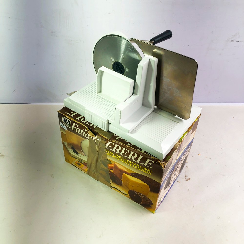 Cortadora de Fiambre Eléctrica Eberle Blanca