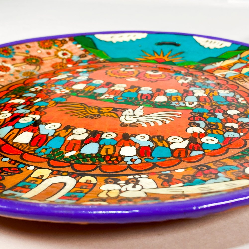 Platos decorativos multicolores - imagen 2