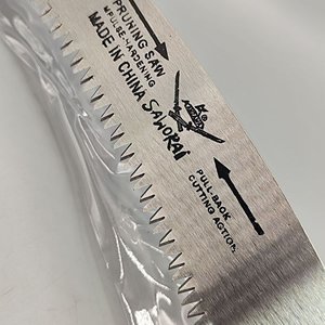 Serrucho de Poda Hoja Curva Samurai con Mango Naranja - imagen 2