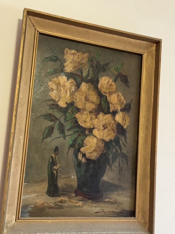 Óleo antiguo firmado por Suvira - imagen 2