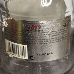 Botella Antigua Brandy de Jerez "1877" Williams & Humbert Solera Reserva - imagen 4
