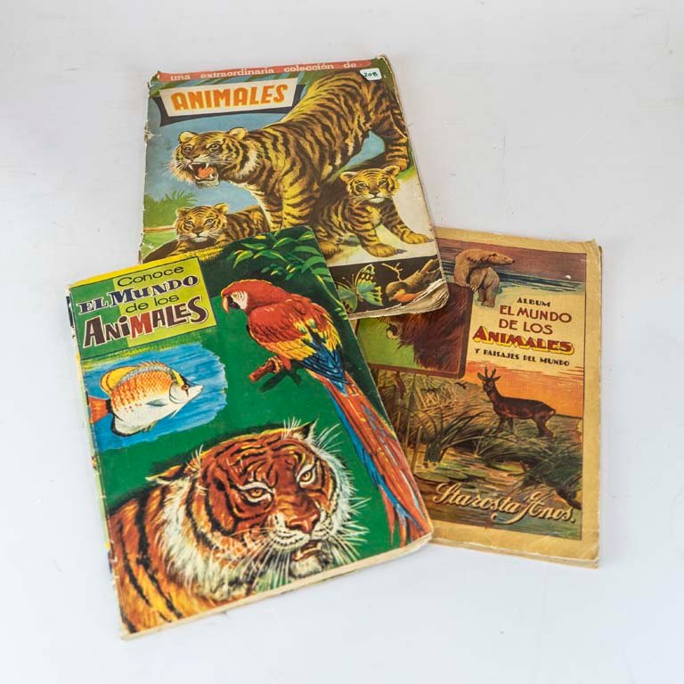 Lote anterior: Álbumes de Animales Vintage con Ilustraciones Coloridas