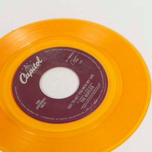 Disco Vinilo Single "Helter Skelter" The Beatles - Edición Coleccionista Capitol Records USA Amarillo - imagen 2