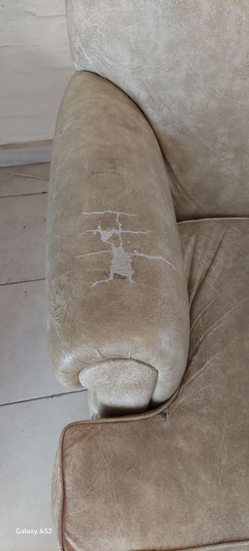 Sofá de cuero en excelente condición - imagen 4