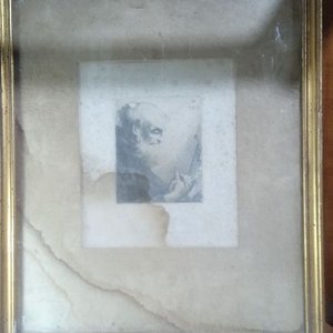 Lote anterior: Grabado sobre papel anciano - 34x39