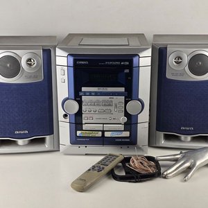 Equipo de Audio AIWA CX-NBL34LH CD/MP3/Radio AM/FM con Cassette y Parlantes - imagen 1