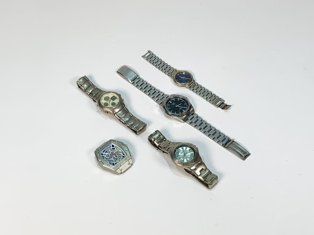 Lote de 5 Relojes de Pulsera para Dama y Caballero con Detalles
