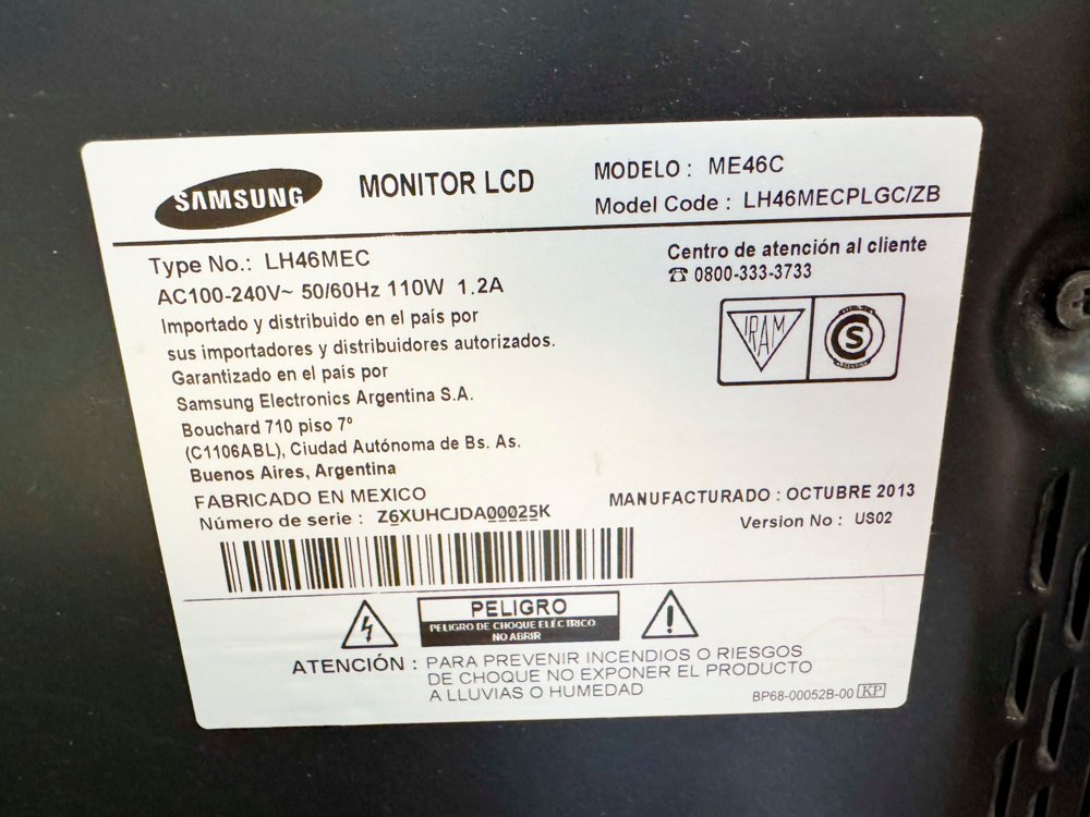 TV SAMSUNG de 48 pulgadas sin control y sin base, licuadora Smartlife jarra de vidrio - imagen 5