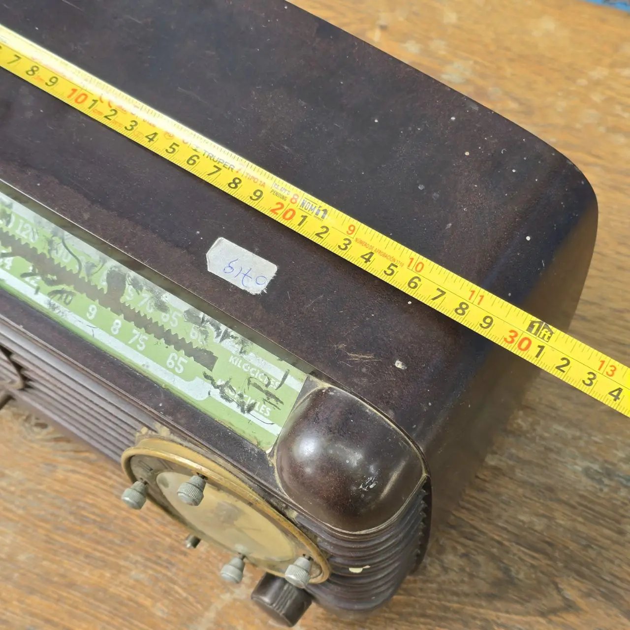 Item lote-03-radio-despertador-valvular-no-se-probo - Image 4