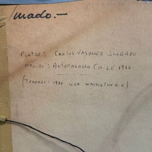 Obra de Arte "Vázquez Jurado" - Técnica Mixta sobre Fibra (53 x 33 cm) - imagen 6