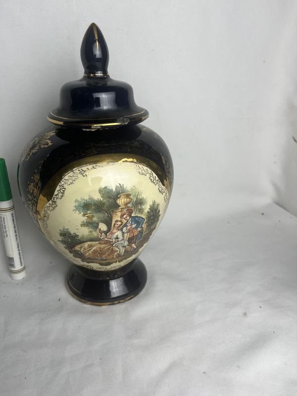 Potes Decorativos con Pintura y Accesorios de Oro - imagen 3