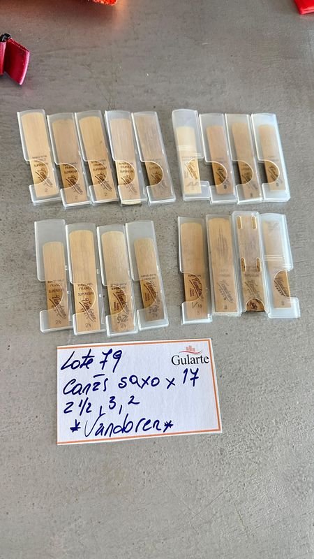 Cañas Vandoren para instrumentos musicales
