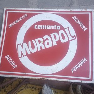 Lote siguiente: Cartel Publicitario Antiguo Cemento Murapol Litografiado