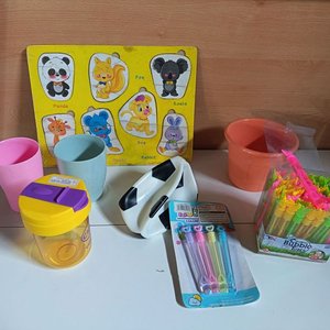 Lote anterior: Vaso Infantil, Burbujeros y Rompecabezas de Animales