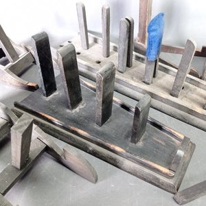 Lote de 6 Soportes de Madera para Exhibición o Almacenamiento - imagen 3
