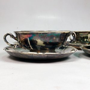Juego de 8 Tazas y Platitos de Porcelana Bavaria Thomas - imagen 3