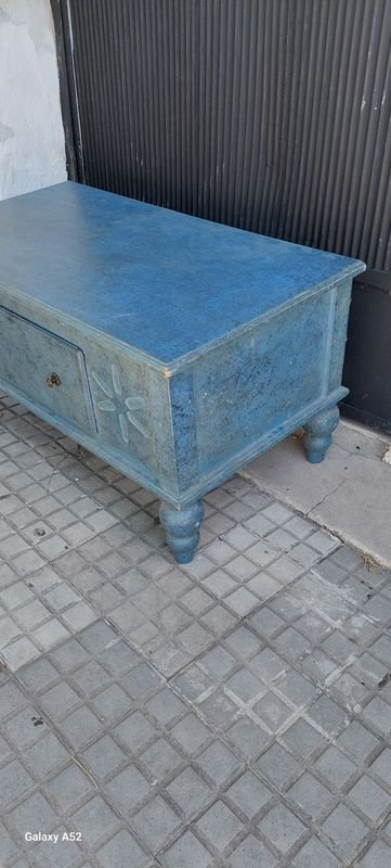 Mesa ratona en madera con cajón o mesa auxiliar - imagen 4