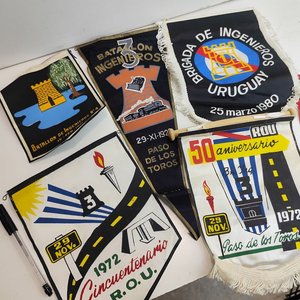 Seis Banderines Militares de Ingenieros Uruguayos - imagen 2