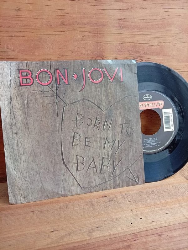 Disco Simple Bon Jovi "Born To Be My Baby" 1988 USA