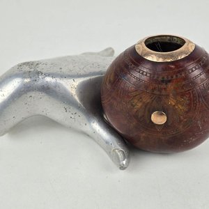 Mate Galleta con Virola y Botón en Oro - imagen 1