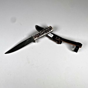 Cuchillo de Acero Alemán con Vaina y Sacacorchos - imagen 2