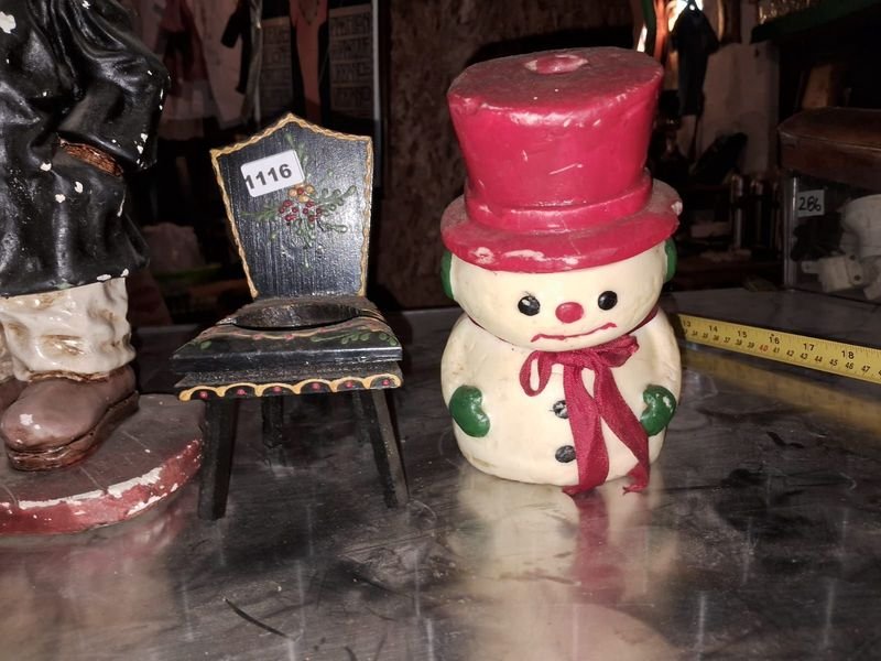 Figuras de capitán de barco y muñecos de nieve decorativos - imagen 3