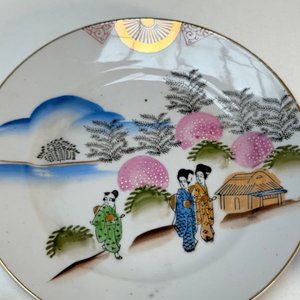 Conjunto de Tazas y Platos de Té Estilo Japonés Oriental - imagen 3