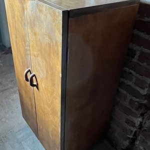 Mueble Auxiliar de Madera con Ruedas y 3 Reparticiones - imagen 3