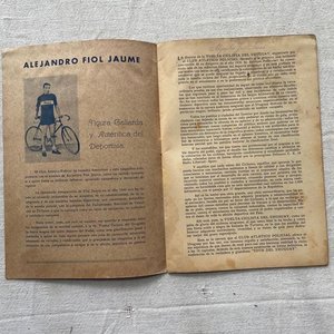 Programa 4ta Vuelta Ciclista del Uruguay 1947 "Alejandro Fiol Jaume" - imagen 4