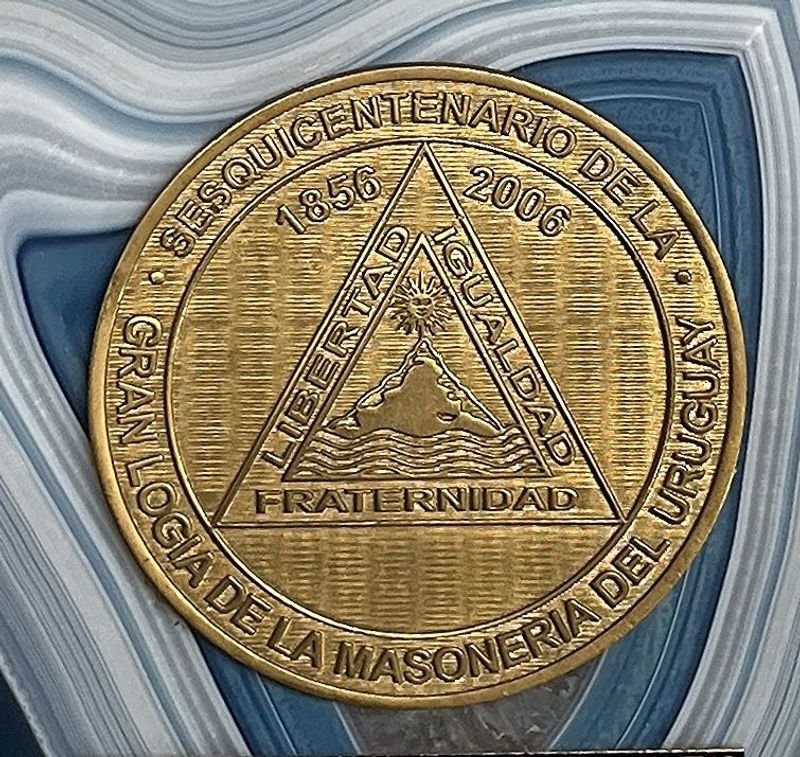 Placa masónica de la Gran Logia de la Masonería del Uruguay - imagen 3