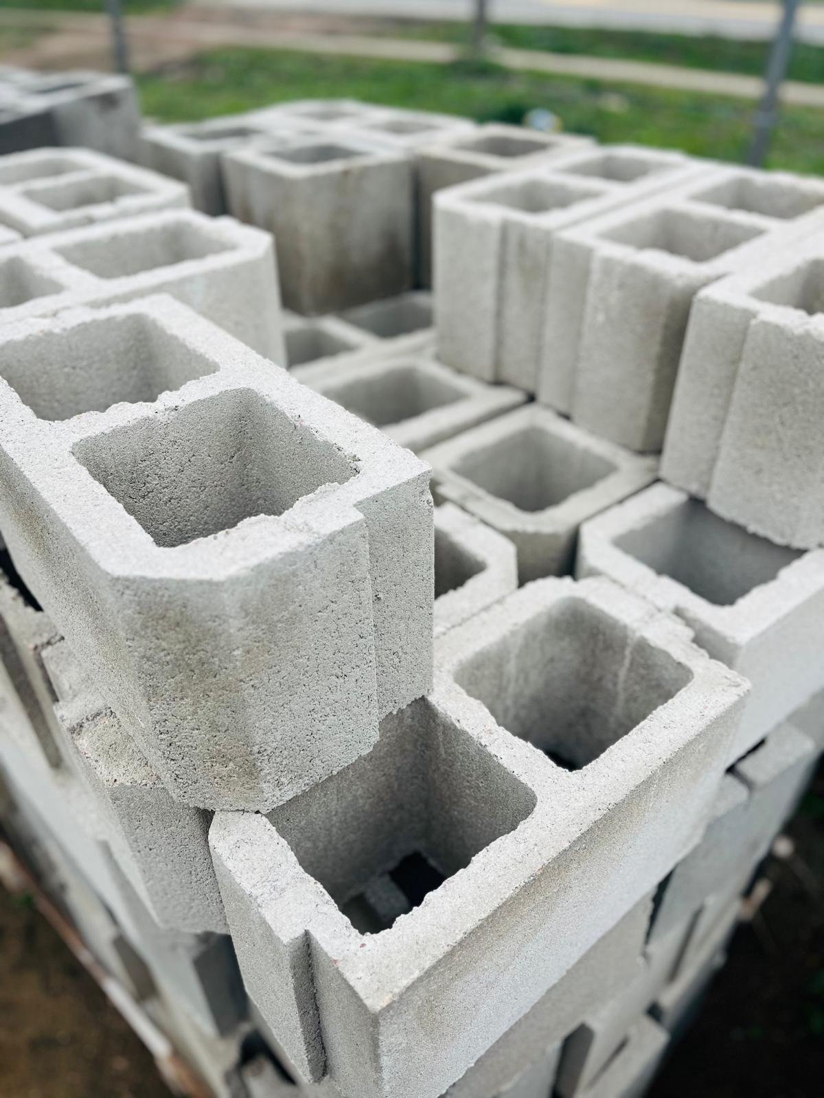 Lote de Bloques de Construcción de Concreto