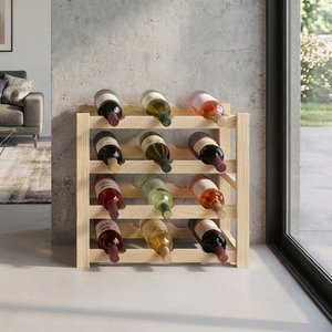 Estantería de Madera para 12 Botellas de Vino - imagen 1