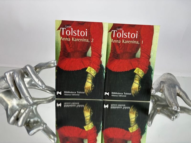 Libro de Anna Karenina por León Tolstói en dos tomos - imagen 1