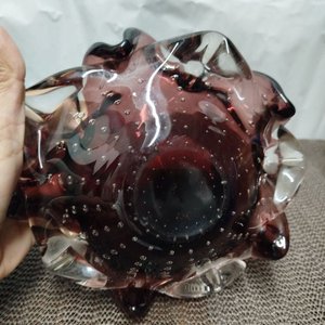 Cenicero Decorativo Estilo Murano Morado - imagen 4