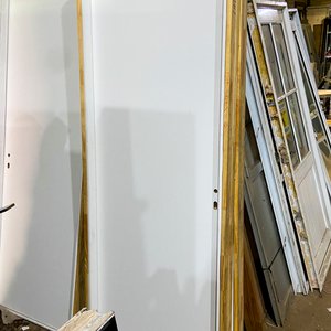Puerta Blanca de MDF sin Cerradura 205 x 79 cm - imagen 2