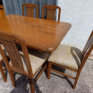 Juego de Comedor: Mesa de Madera con 6 Sillas - imagen 2
